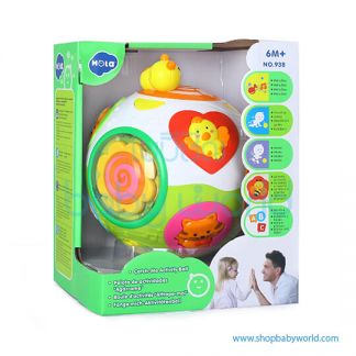 Hola Catch-Me Activity Ball with Music/Light/Rotation 938(2Pack 12)