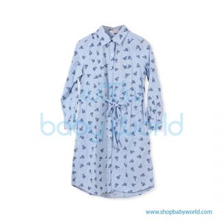 Bearsland pinstripe dress BA565 L(1)