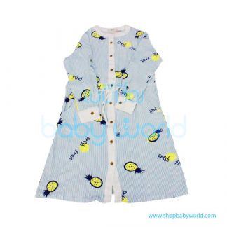 Bearsland pinstripe floral dress BA635 L(1)