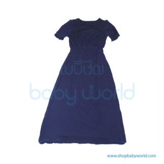 Bearsland navy maxi with lace BB319(1)